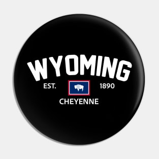 Wyoming Collegiate Preppy Pin
