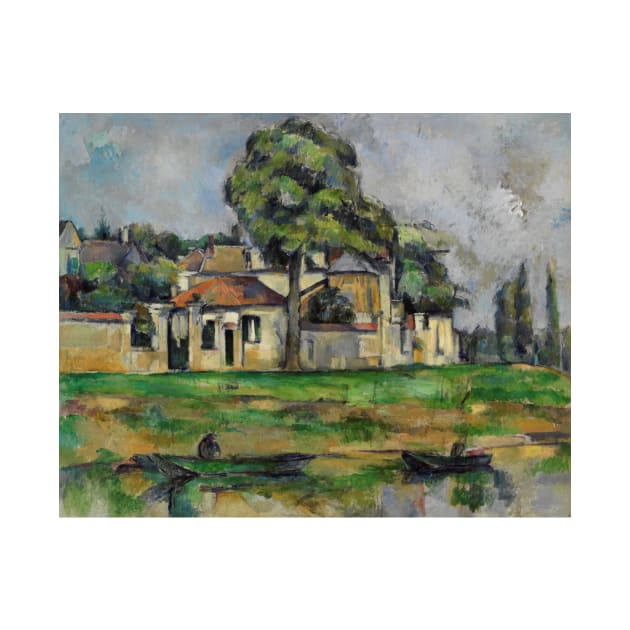 Banks of the Marne by Paul Cezanne by Classic Art Stall