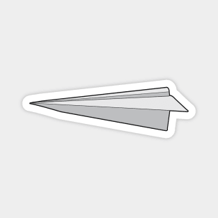 Origami Paperplane Paper plane simple minimal art Magnet