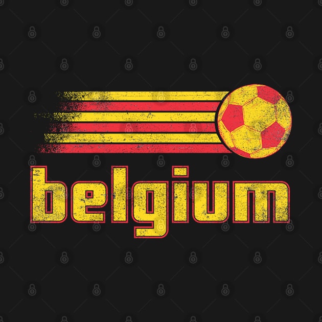 Belgium Soccer Retro Vintage by Ruffeli