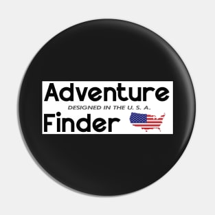 Adventure Finder American Flag Pin