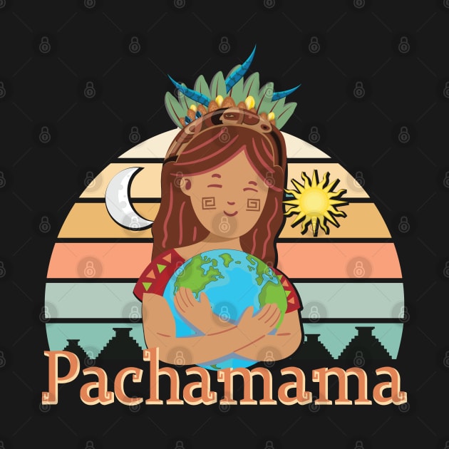 Pachamama Earth Mother Incan God Spiritual Environmentalist by alltheprints