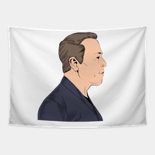 Elon Musk Tapestry