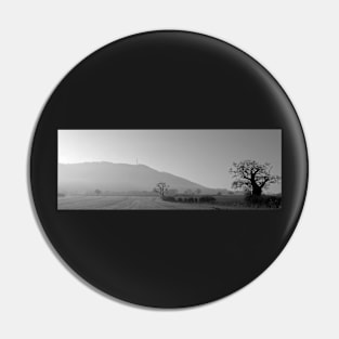 Wrekin in black and white Pin