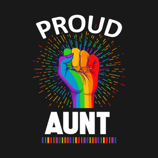 Proud Aunt Gay Lgbt T-Shirt