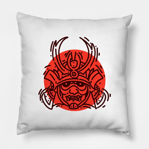 Samurai Pillow by widhim