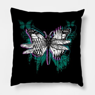 Glitch Wings Pillow