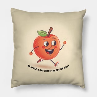 An apple a day keeps the doctor away Pillow