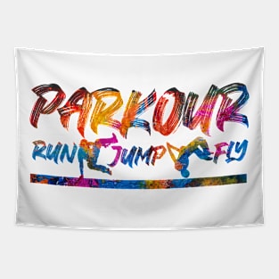 parkour freerunning Tapestry