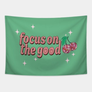 Focus On The Good Disco Cherries Tapestry