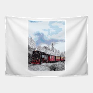 Alaska Train - Landscape Tapestry