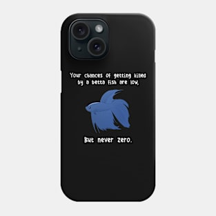 Betta Fish Siamese Fighting Fish Never Zero Phone Case