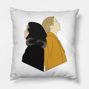 Eve and Villanelle Pillow