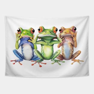 Frogs Tapestry