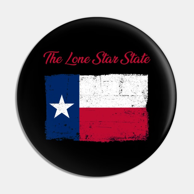 Texas Flag The Lone Star State Pin by Whites Designs