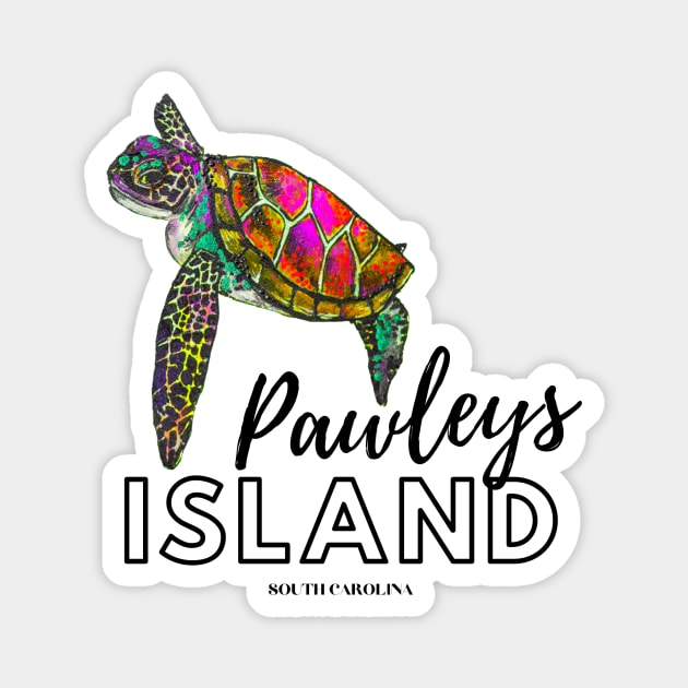 Front & Back Pawleys Island Magnet by JJ Barrows 