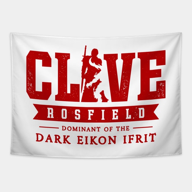 Clive Rosfield Dark Eikon Emblem Tapestry by Lagelantee