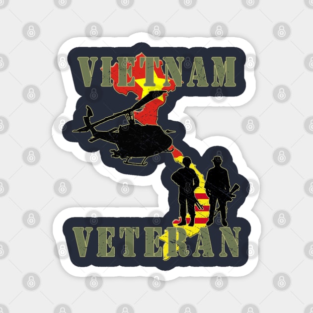 Vietnam Veteran Magnet by Wykd_Life
