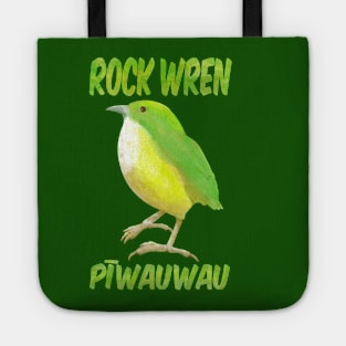 Rock Wren Piwauwau NZ bird Tote