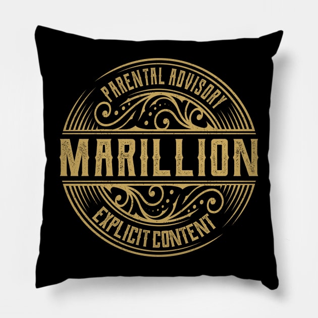 Marillion Vintage Ornament Pillow by irbey