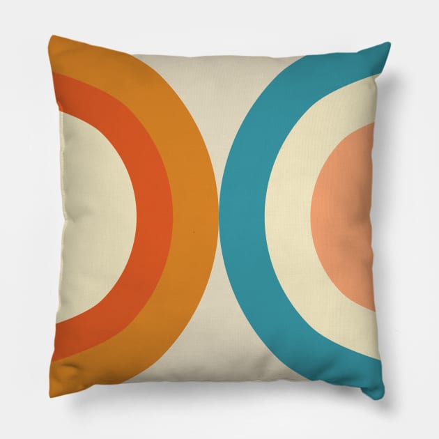 New mid mod Rainbow Pillow by bruxamagica