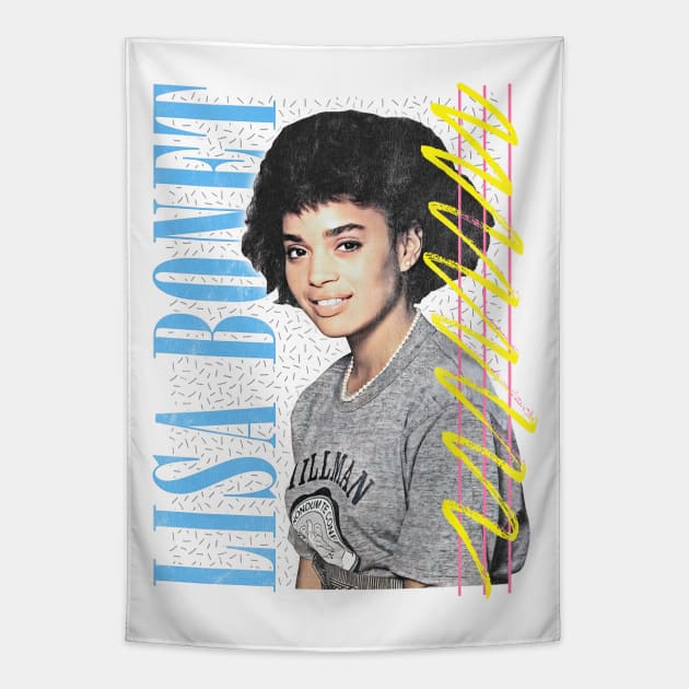 Lisa Bonet - 90s Style Fan Design Tapestry by DankFutura