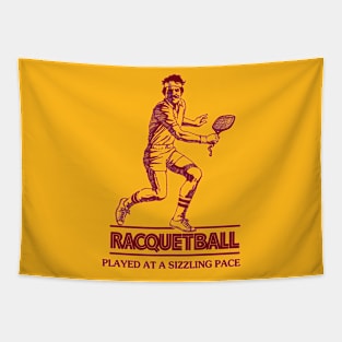 Racquetball Sizzling Pace Tapestry