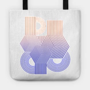 Abstract minimal geometry modern Tote