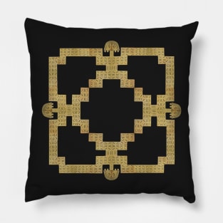 Digital Rendering of a Pre-Columbian Pectoral Pattern Mural Pillow