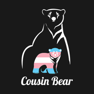 Cousin Bear LGBTQ T-Shirt Trans Child Gift T-Shirt