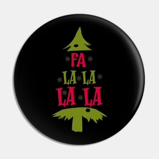 Merry Christmas Fa la la la la Pin