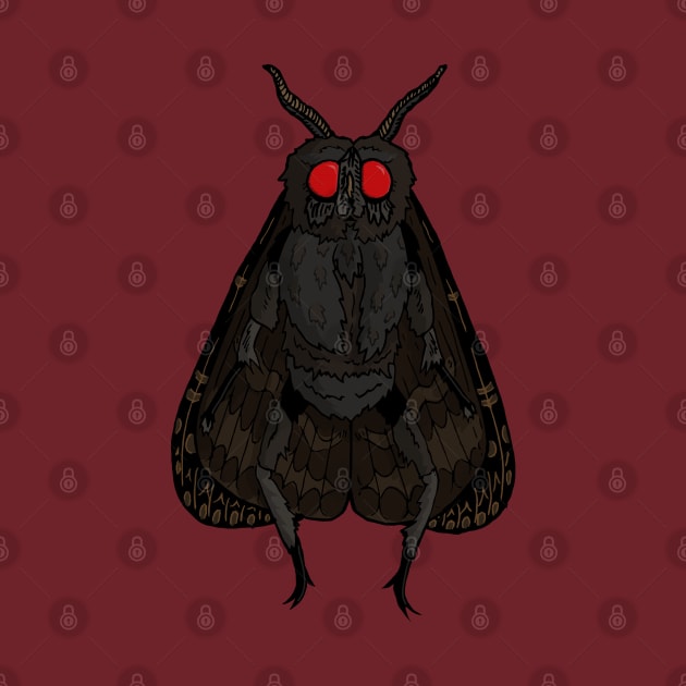 Mothman Shrouded in Darkness by GOATSgear