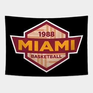 Miami Heat Basketball Tapestry