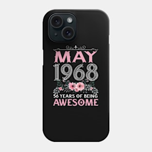 May 1968 56Th 56 Floral Phone Case