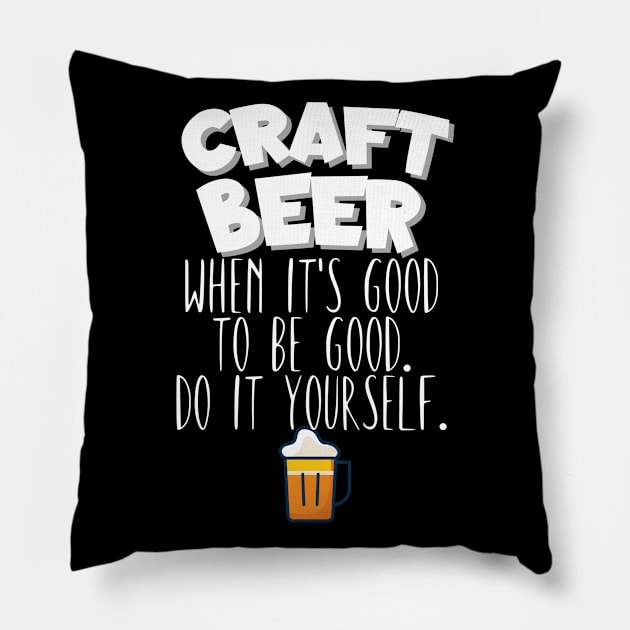 Craft beer Pillow by maxcode