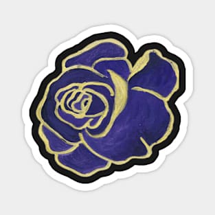 Blue Rose Magnet