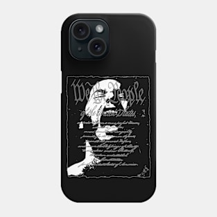 WE THE PEOPLE (SOLID BLACK) by Swoot Phone Case