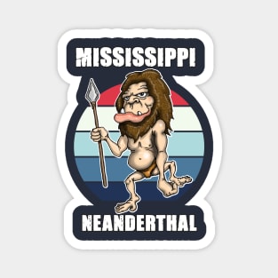 Mississippi Neanderthal Thinking Magnet