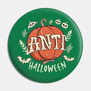 Anti Halloween Pin