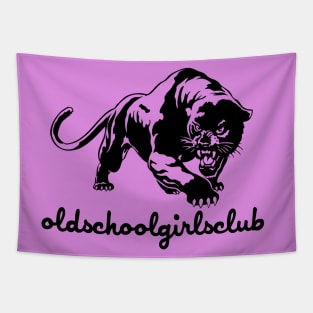 Old School Girls Club Panther Tapestry