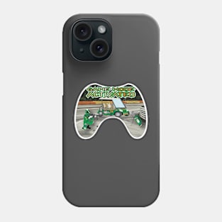 Green Race Track Game Mode Activated White Trim Phone Case