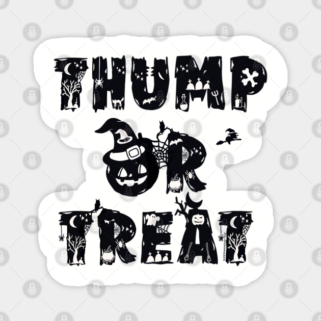 Thump or Treat v2 Black Magnet by SherringenergyTeez