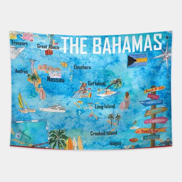 The Bahamas Tapestry by artshop77