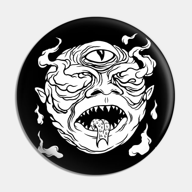 Reptilian Possession Pin by flynnryanart