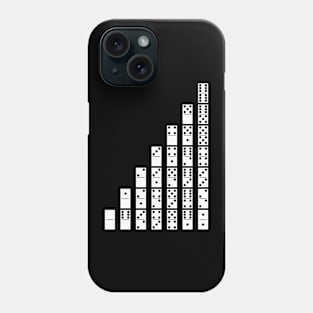 Domino Tiles (white) Phone Case
