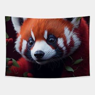 Baby red panda Tapestry