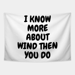 I Know More About Wind Than You Do Tapestry