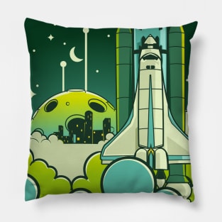 Space Rocket Pillow