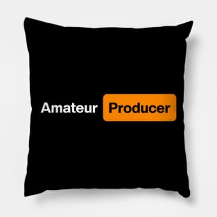 Amateur Producer Text Message Design Pillow