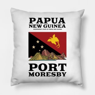 make a journey to Papua New Guinea Pillow